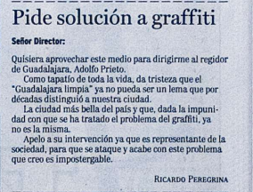 Cartas a Mural / Pide solución a graffiti