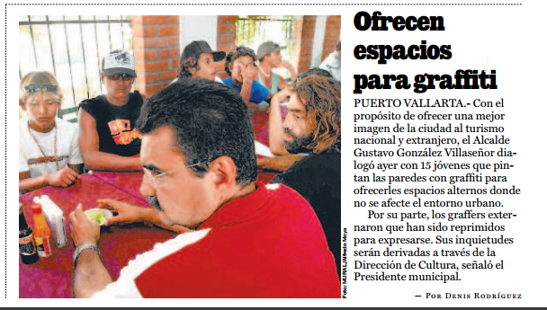 Ofrecen espacios para graffiti