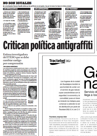 Critican política antigraffiti